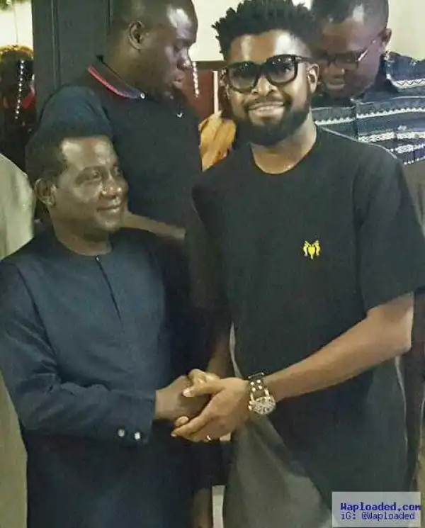 Basketmouth & Plateau State Governor, Simon LalongPose For The Camera